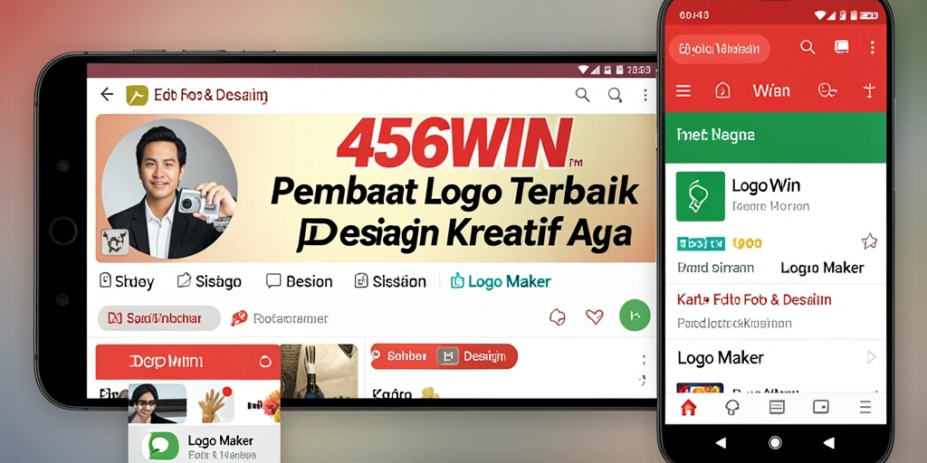 Tangkapan layar 456WIN menampilkan antarmuka pengguna yang intuitif untuk desain logo.