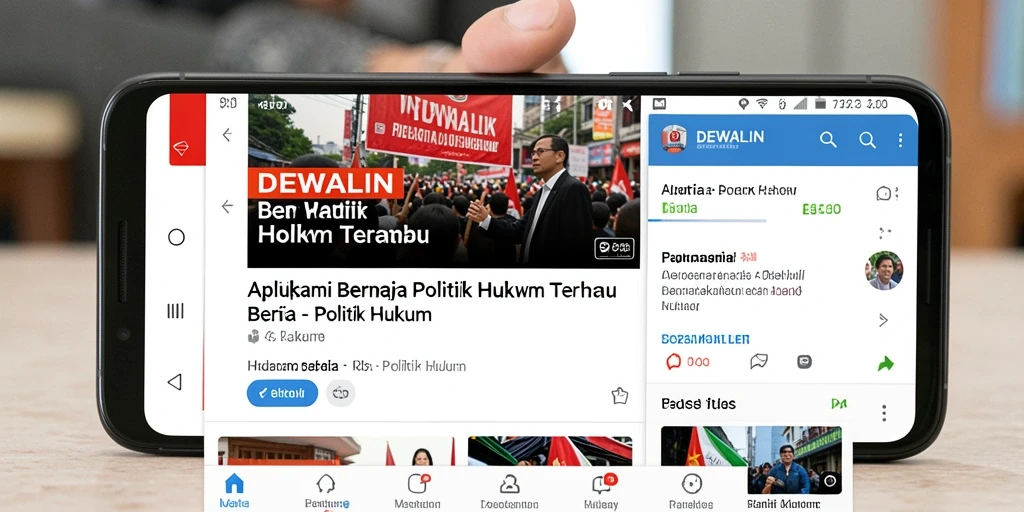 Antarmuka pengguna aplikasi DEWALIN yang modern dan informatif.